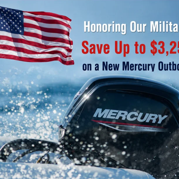 Mercury Marine Military Discount Program Now Through July 31, 2026