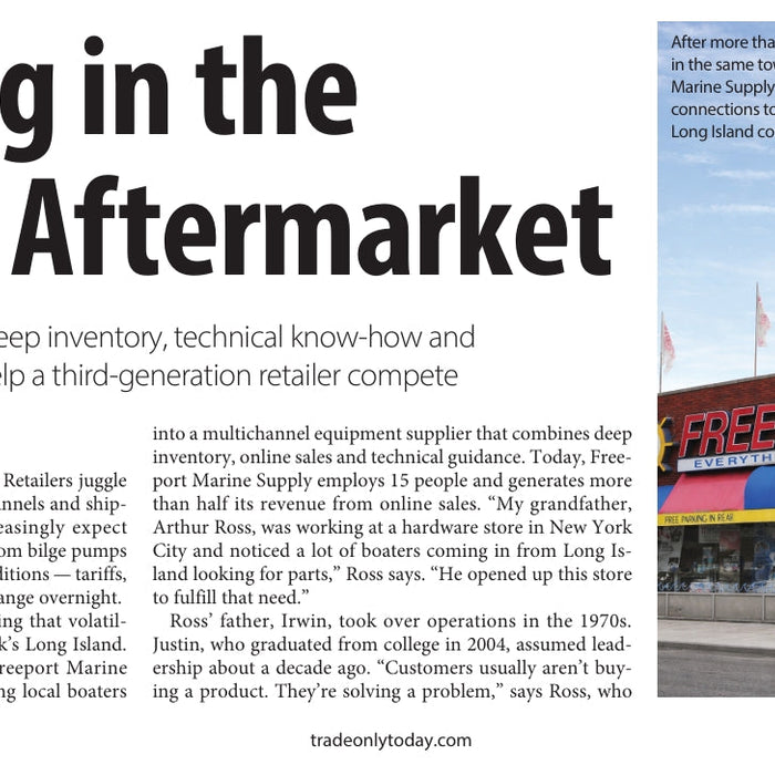 Winning in the Marine Aftermarket: Freeport Marine Featured in Trade Only