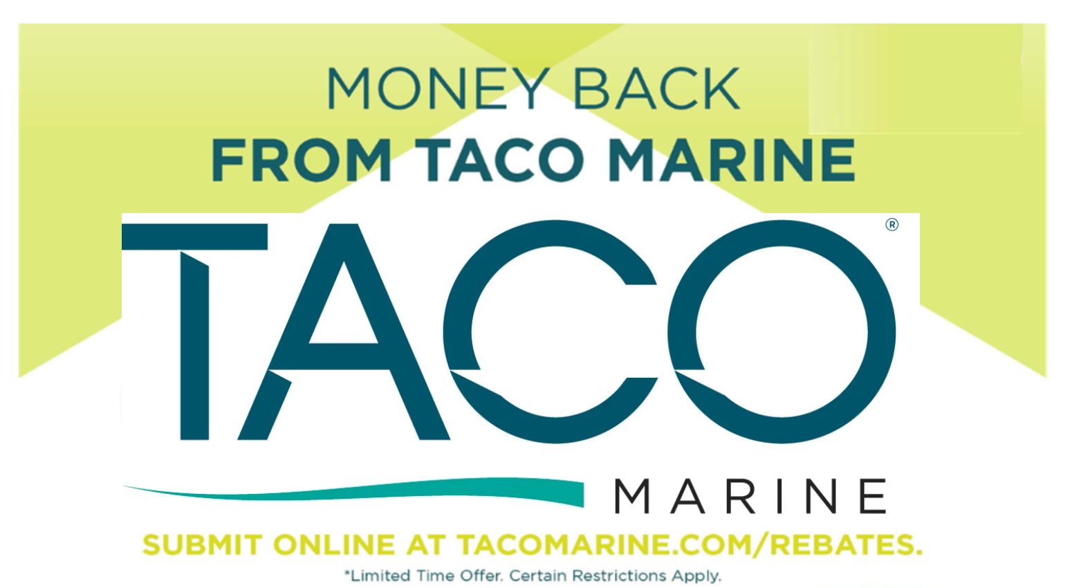 TACO Marine Rebates – Save Up to $350 on Select Products! (Feb 1 – Mar 31, 2026)