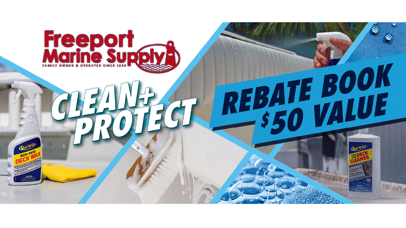 Get $5 Back on Any Size of Select Starbrite Products!