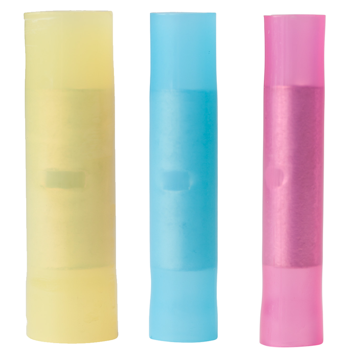 Ancor 230120 Marine Grade Nylon Butt Connectors, 12-10 Wire, Yellow, 5/Pk