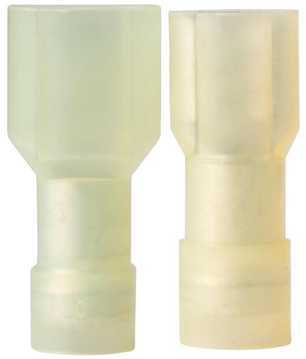 Ancor 231428 Marine Grade Fully Insulated Nylon Disconnect, Female, 12-10 Wire, Yellow, 3/Pk
