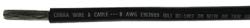 Cobra Wire and Cable A2002T0725FT Tinned Copper Battery Cable, 2 AWG, 25', Black