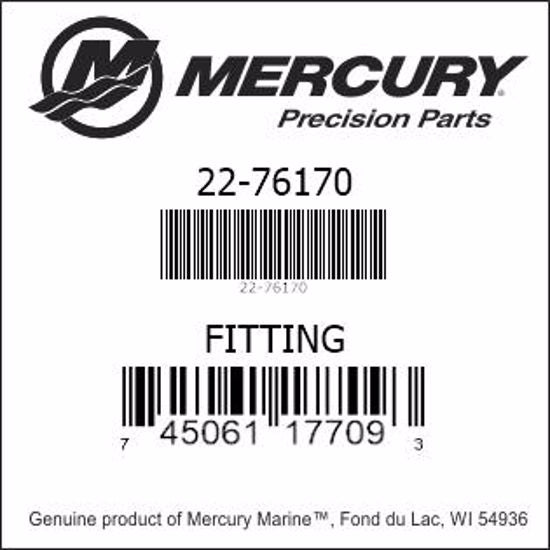 Mercury 76170 Reservoir Bypass Elbow Fits Merc 470, 3.7 Ltr , 4 Cyl