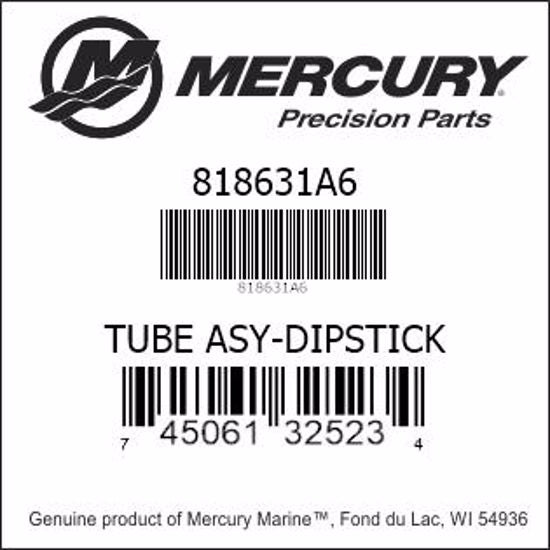 Mercury 818631A6 Dipstick Tube