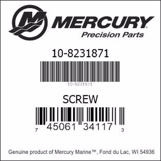 Mercurio 8231871 Tornillo
