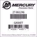 Mercury 861246 Carburator Gasket Mercarb