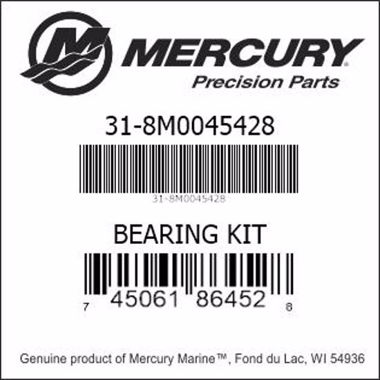Quicksilver 31-8M0045428 Bearing Kit, Piston Crank End