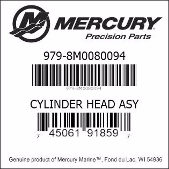 Mercury 8M0080094 Cylinder Head Asy