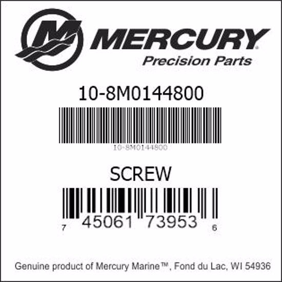 Mercurio 8M0144800 Tornillo