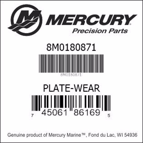 Mercury 8M0 180 Degrees71 Wear Plate