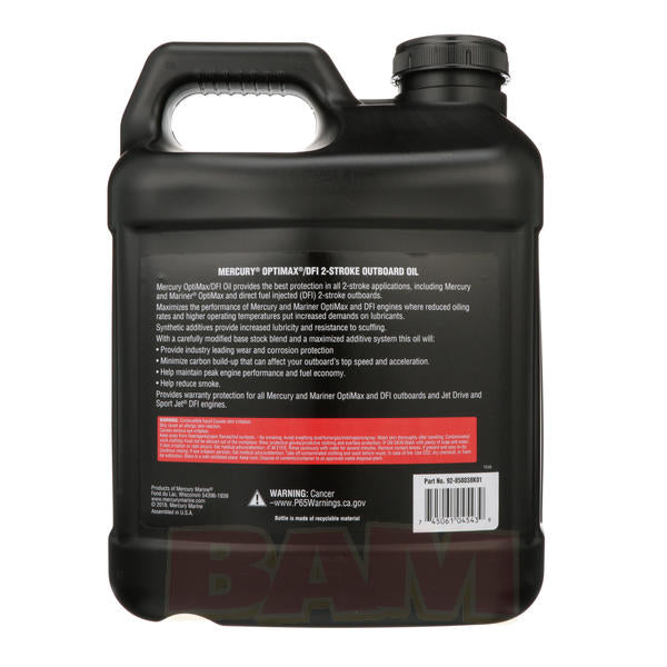 Mercury 858038K01 Direct Injection Engine Oil – 2.5 Gallon Bottle