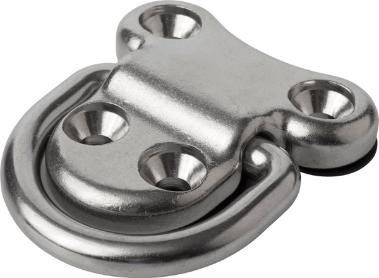 Sea-Dog Stainless Steel Fldng D-Ring Small (4 Hole) (048620-1)
