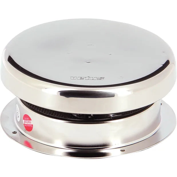 Vetus Maxwell Mushroom Ventilator – Stainless Steel, including plastic trim ring