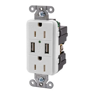 Hubbell USB Receptacle