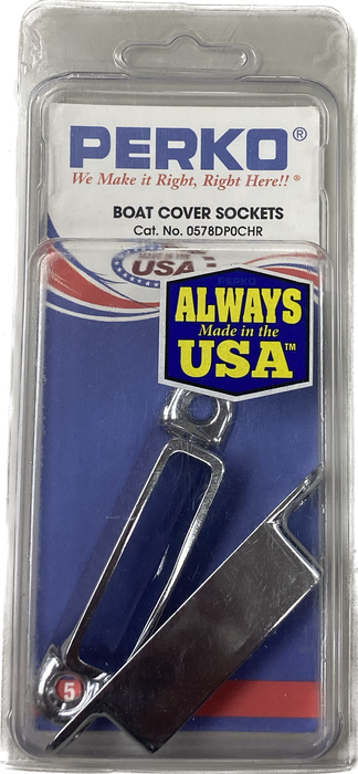 Perko Batten Holders / Boat Cover Sockets 3-1/4" X 5/8"