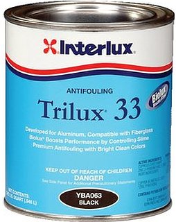 Interlux Trilux 33 Pint Antifouling Paint Black