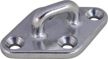 Placa de ojo de diamante de acero inoxidable Sea-Dog de 4" (088623)