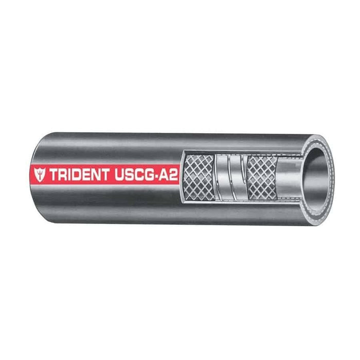 Trident Marine 327-2004 Trident Type A2 Fuel Fill Hose, 2" x 12.5'