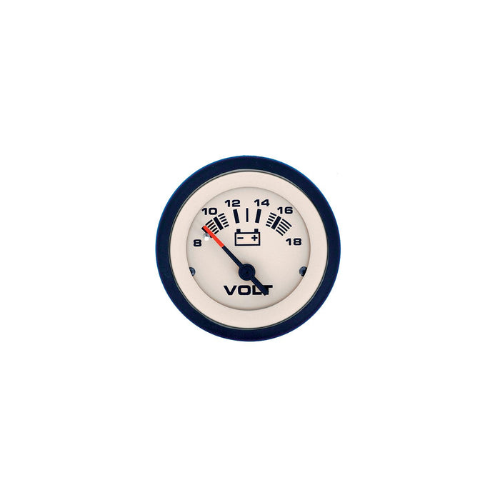 Sierra 59708P Sahara Series 2" Black & Tan 12V 8-18 VDC Voltmeter Gauge
