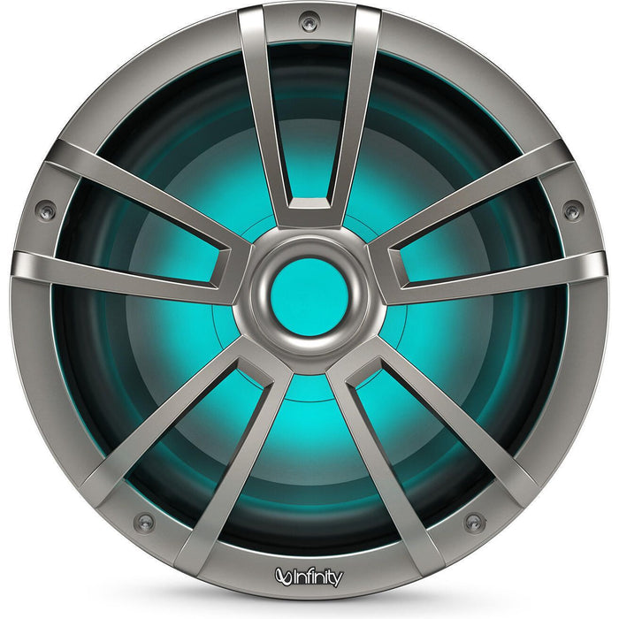 Infinity INF1022MLT Subwoofer w/Grille, 10" Titanium, 1 ea.