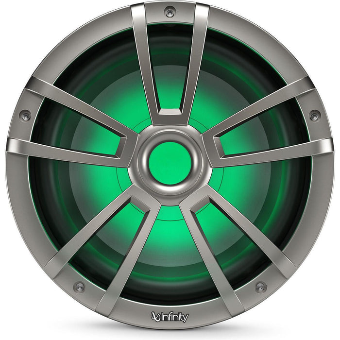 Infinity INF1022MLT Subwoofer w/Grille, 10" Titanium, 1 ea.
