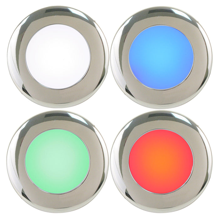 Scandvik 41416P A2.5 Four Color LED Down Light