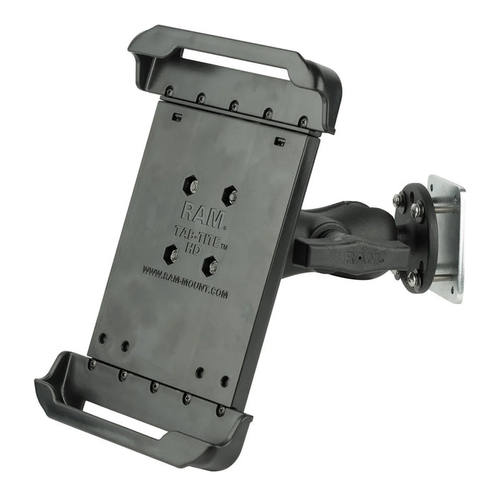 Soporte para tablero RAM Mount con placa de respaldo para tabletas de 7" a 8" con estuches