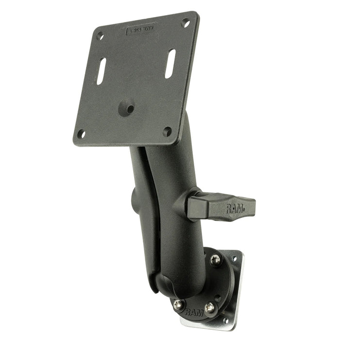 RAM Mount Universal Backing Plate Mount w/75x75mm VESA Plate