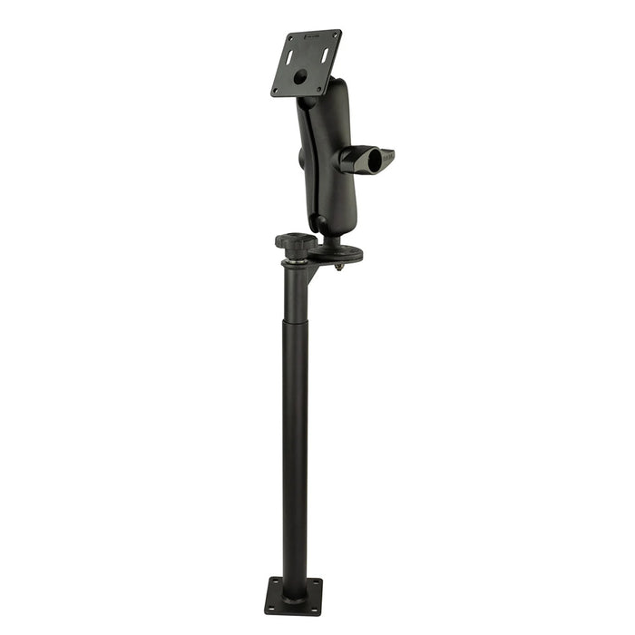 Soporte RAM Tele-Pole™ con postes de 12" y 18" y montaje VESA de 75 mm
