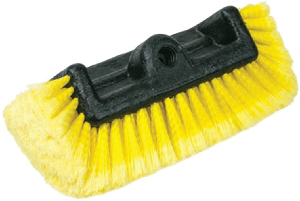 Sea Dog 491081-1 Sea-Dog Angled 3-Sided Bristle Brush, Yellow