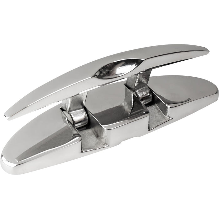 Cornamusa plegable Sea-Dog de 5" de acero inoxidable ovalada con pernos hexagonales ocultos