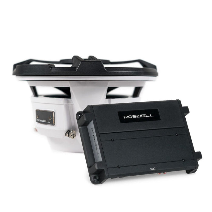 Paquete de subwoofer Roswell RMA de 10", color negro