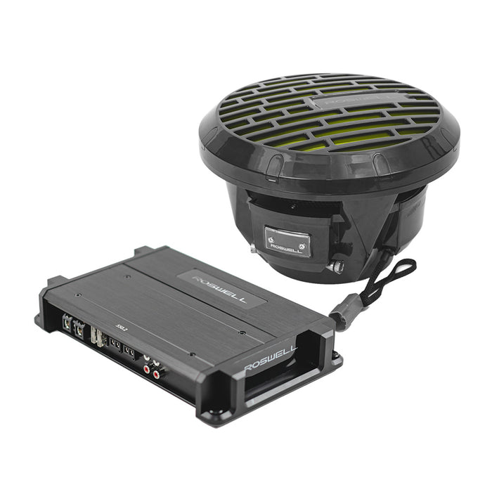 Paquete de subwoofer Roswell R1 de 10" - Antracita