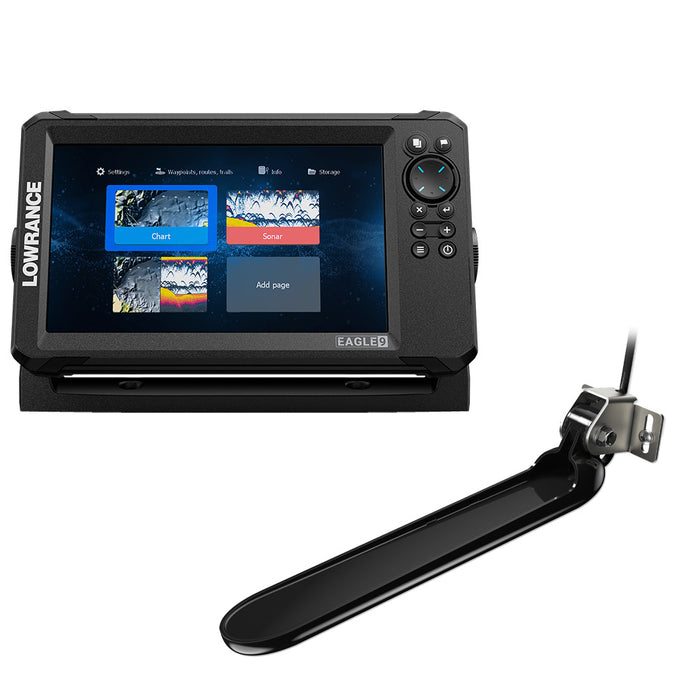 Lowrance Eagle 9 con transductor TripleShot T/M y carta a bordo Discover