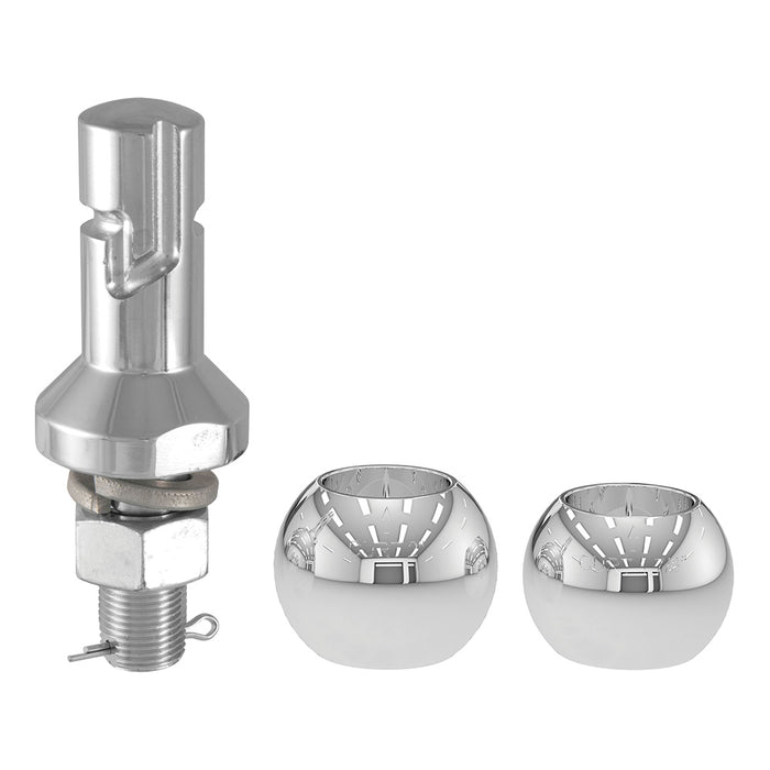 Juego de bolas de remolque CURT Switch Ball - Bolas de 1-7/8" y 2" - Vástago de 3/4" x 1-5/8"