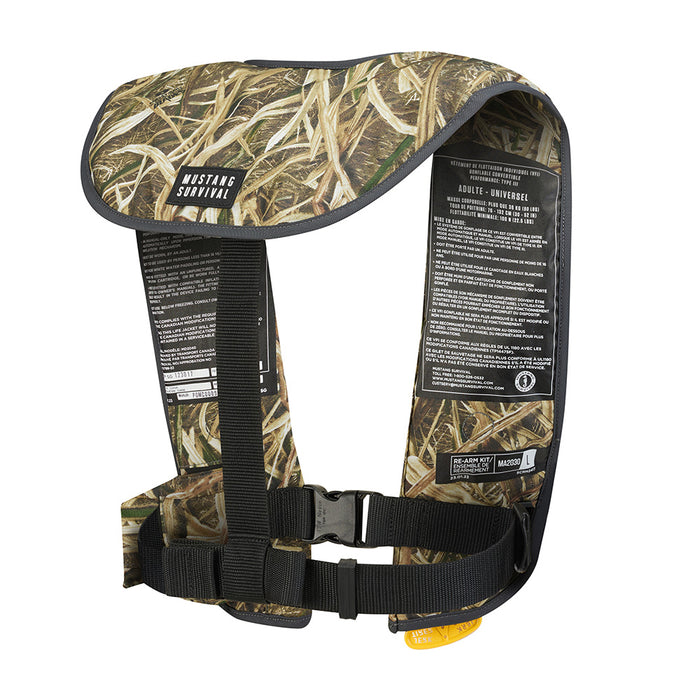 Mustang Survival MD2030CM-261-0-202 Mustang MIT 100 Convertible Inflatable PFD, Camo