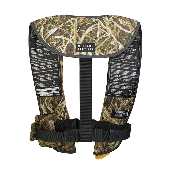 Mustang Survival MD2030CM-261-0-202 Mustang MIT 100 Convertible Inflatable PFD, Camo