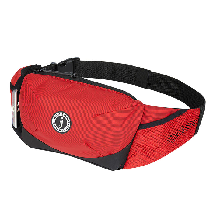 Riñonera inflable manual Mustang Essentialist - Roja
