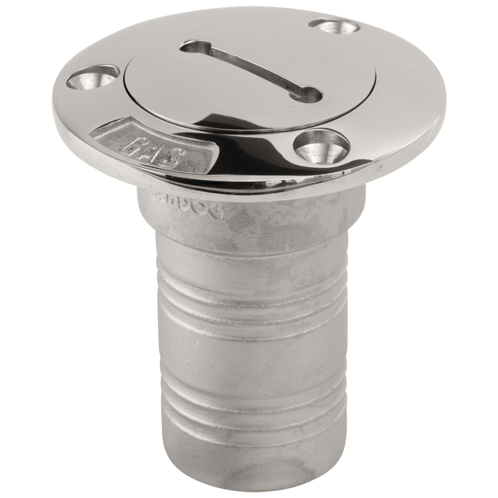Sea Dog 351331 Seadog Diesel Deck Fill, A: 2" Hose, B:3-1/4", C:3-7/16", #10 FH, Diesel