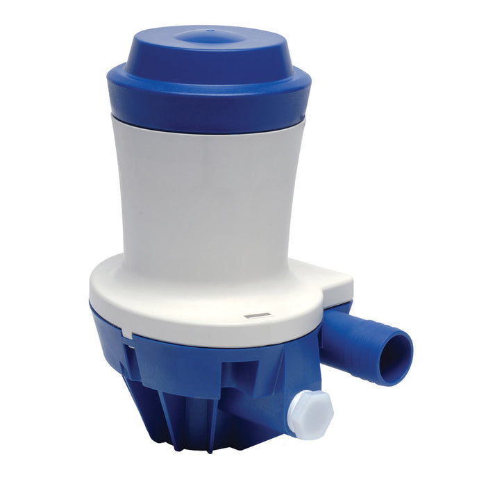 Shurflo by Pentair Bomba Livewell de alto flujo 1500 GPH 24 VDC, 4 A, 1-1/8", doble puerto, sumergible