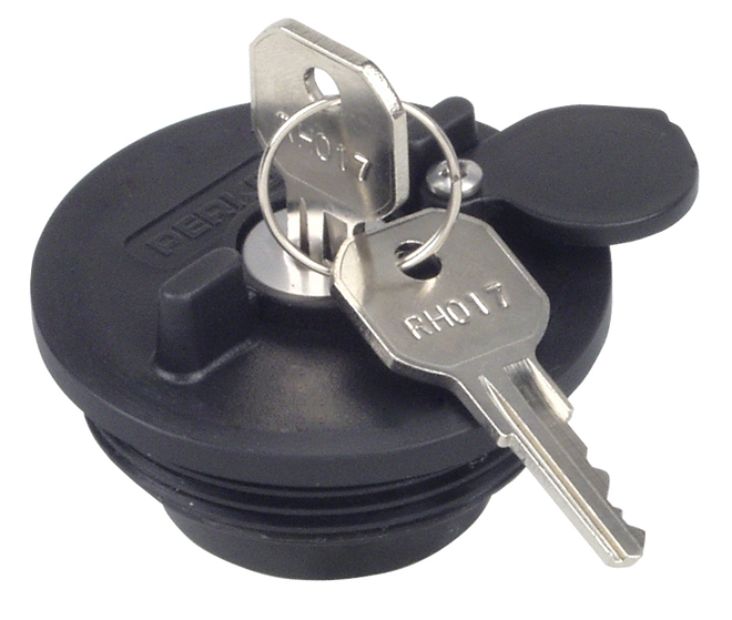 Perko 1324DP0BLK Fuel System Locking Cap f/ 1-1/2" Non-Vented Fills