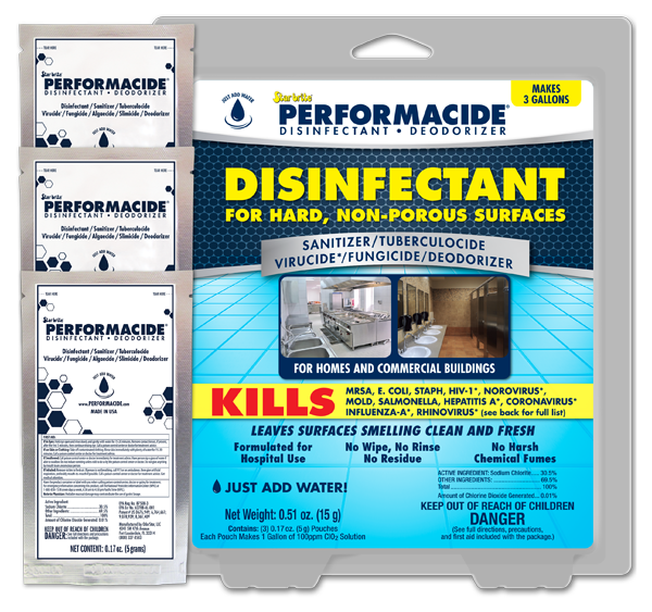 Starbrite Performacide Disinfectant for Hard, Non-Porous Surfaces
