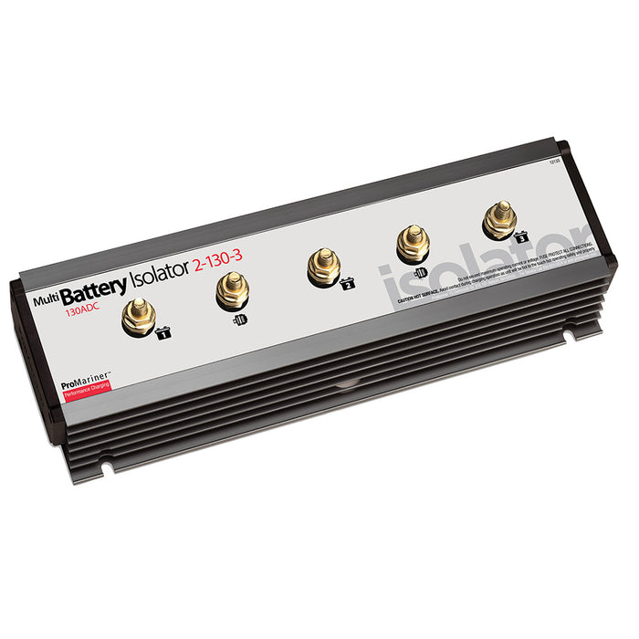 Aislador de batería ProMariner - 130 AMP - 2 alternadores - 3 baterías