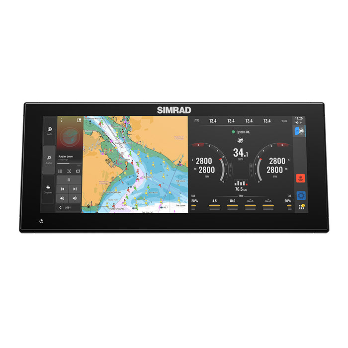 Simrad NSX 3012UW Combo con transductor 3 en 1 Active Imaging™