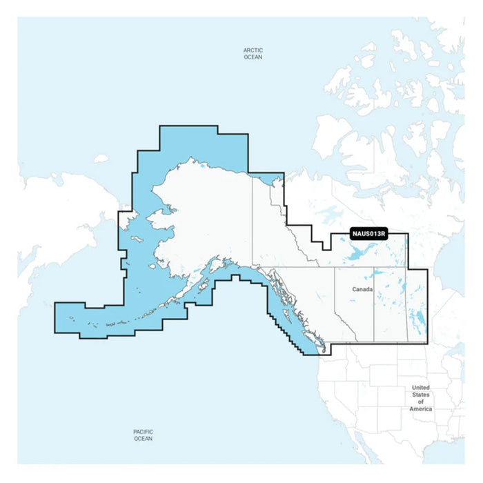 Navionics NAUS013R - Canadá, Oeste y Alaska - Navionics+