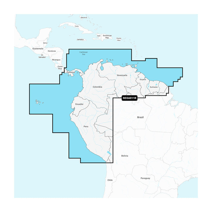 Garmin Navionics+™ NSSA011R Sudamérica (Norte)