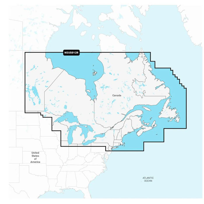 Garmin Navionics+™ NSUS012R Canadá, Este y Grandes Lagos