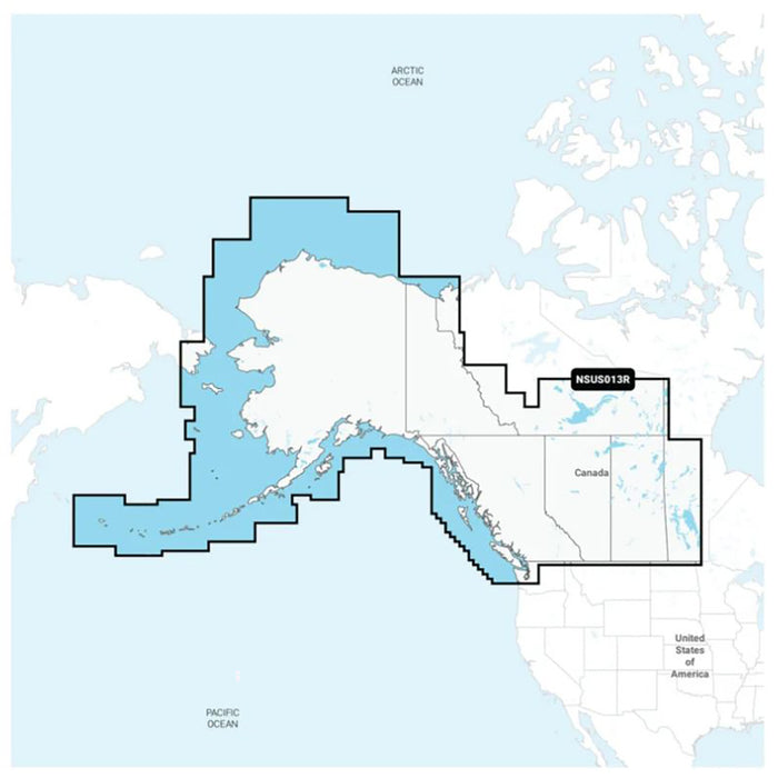 Garmin Navionics+™ NSUS013R Canadá, Oeste y Alaska