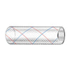 Trident Marine 162-0126 | 1/2" Clear Reinforced PVC Hose Tubing Red & Blue Tracer | SOLD PER FT